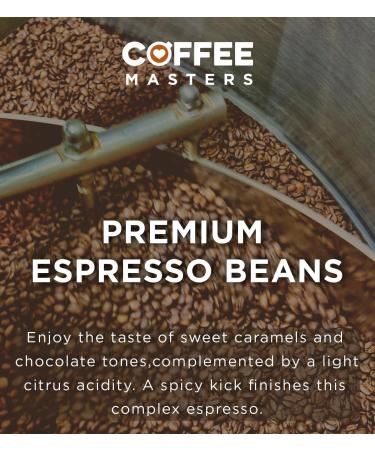 Coffee Masters Dark Roast Coffee Gift Set - Includes 1kg Full Bodied Coffee Beans and 1kg Super Crema Espresso Coffee Beans - Roasted in the UK - Beautifully Packaged Ready to Give Coffee Gift Set Full Bodied & Super Crema Espresso Beans 1 kg (Pack of 2) - Buy Online on GoSupps.com