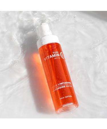 Day and Night Vitamin C Antioxidant Facial Cleanser | 150ml | Biphasic Formula for All Skin Types | International Shipping Available - Buy Online on GoSupps.com