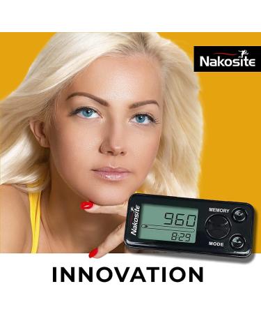 Buy Nakosite PEDI2433-NVB Pedometer - Accurate App-Free Tracker for All Ages | Distance & Calories | No Bluetooth Required - Buy Online on GoSupps.com