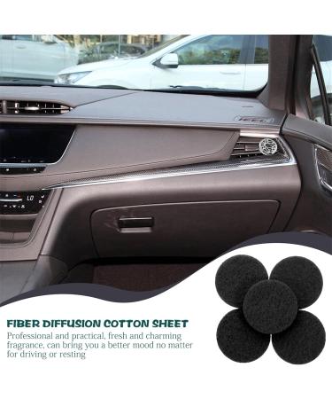 COHEALI 100pcs Black Aroma Refill Diffuser Pads - Essential Oil Cotton Replacement for Aromatherapy - Buy Online on GoSupps.com