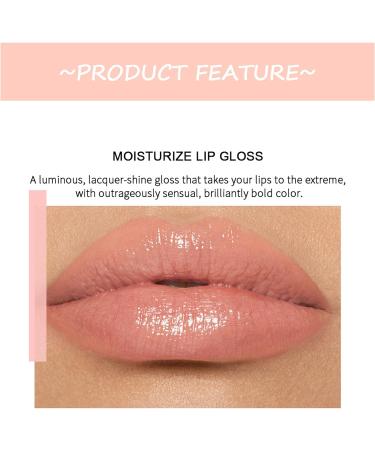 Long Lasting Tinted Lip Gloss - Waterproof Glitter Shimmer Red Lipgloss for Women & Teenage Girls | Hydrating Moisturizer Lip Balm | Extreme Makeup Lip Tint - Gift (810) - Buy Online on GoSupps.com
