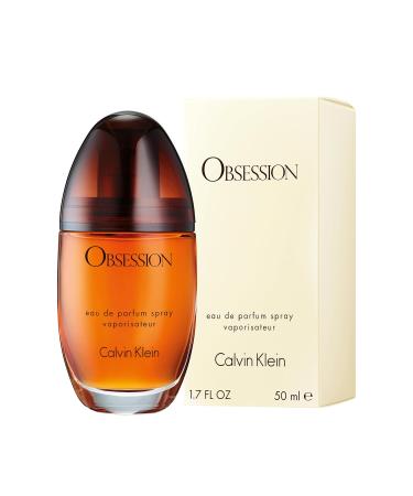 Calvin Klein Obsession Eau de Parfum Ambery Women's Perfume With Notes of Mandarin Bergamot Jasmine & Patchouli Long Lasting Fragrance 1.7 Fl Oz - Buy Online on GoSupps.com