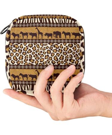 Shop Stylish Storage Bags for Women's Bandages | African Animal Skin Patterns | Menstrual Cup & Period Essentials - Buy Online on GoSupps.com