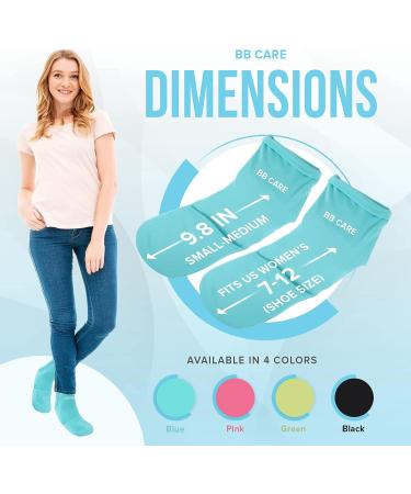 BB CARE Cold Therapy Socks - Reusable Cooling Ice Socks for Hot Feet and Foot Pain Relief - Blue Medium 9.8 Inch - Buy Online on GoSupps.com