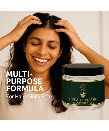 K.0.R.A.L Pure Aloe Vera Gel Moisturizing Skincare 250g Pure Organic Aloe Vera Gel for Face & Hair - Buy Online on GoSupps.com