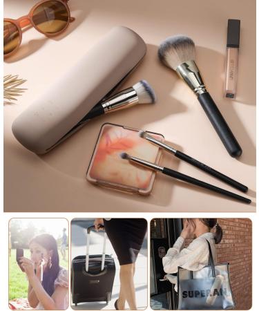 FERYES Travel Makeup Brush Holder Set - Large 4-Piece Brush Organizer for Easy Packing & Travel - Buy Online on GoSupps.com