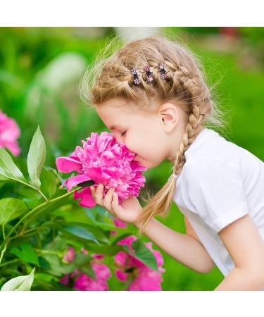 96 Rhinestone Mini Flower Hair Claw Clips - Assorted Colors for Women and Girls - Buy Online on GoSupps.com