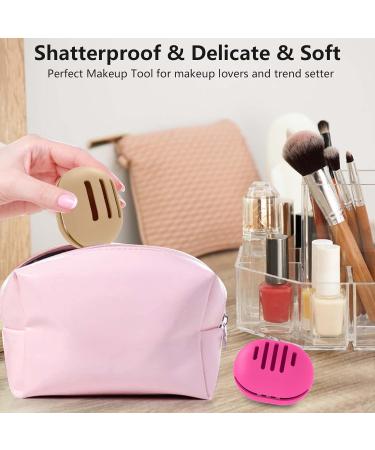 Fauxomor Double-sided Silicone Makeup Sponge Holder - Pink | Shatterproof Travel Case for Beauty Blender - Sanitary & Easy to Carry - Buy Online on GoSupps.com