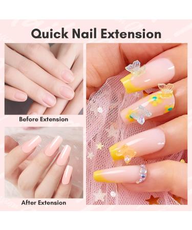 Makartt Poly Nail Gel 50ML Builder Gel for Nail Extensions - Peach - Buy Online on GoSupps.com