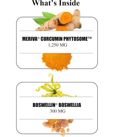 Durable Turmeric - 1250 mg Meriva Curcumin 29X More Absorption + Boswellia Joint Comfort Mobility & Healthy Inflammation Doctor Formulated Vegan Non-GMO Made in USA (60 Capsules) 60 Count (Pack of 1) - Buy Online on GoSupps.com