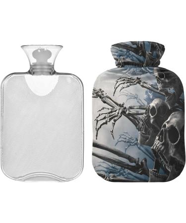 Naanle Skull Halloween Hot Water Bottle | 1L Hand & Foot Warmer | Pain Relief & Heat Therapy - Buy Online on GoSupps.com