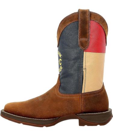 Durango Men's Rebel Western Boot 10.5 Brown with North Carolina Flag Detail - Buy Online on GoSupps.com
