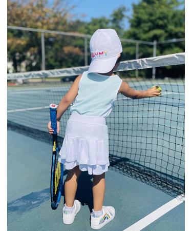 Zaclotre Girls Sleeveless Tank Top and Skorts Set - Aqua Blue, 7-8 Years - Buy Online on GoSupps.com