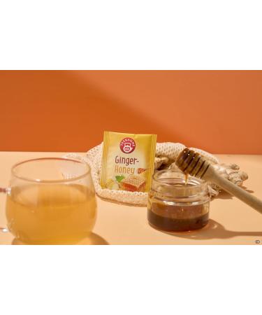 Teekanne World of Ginger and Honey Herbal Infusion Tea with Apple Orange Peels and Honey 20 Teabags - Buy Online on GoSupps.com