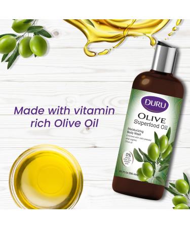 Duru Olive Oil Body Wash | Gentle Moisturizing Shower Gel for Sensitive Skin | Paraben Alcohol Silicone & Gluten Free - Buy Online on GoSupps.com