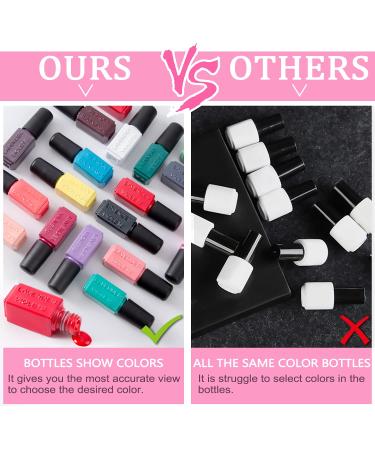 Lavender Violets UV Gel Nail Polish Kit - 18 Colors for Home Nail Salon & Art - Buy Online on GoSupps.com