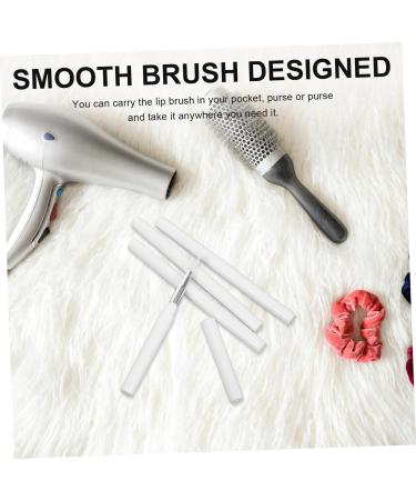 4pcs Double-Ended Silicone Lip Brush Set - Convenient Lipstick & Lip Balm Applicator for Flawless Makeup - Buy Online on GoSupps.com