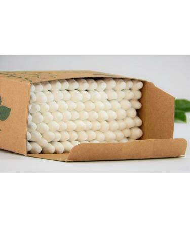 LEAF BOAT Biodegradable Cotton Buds 78 Pieces | Eco-Friendly Vegan Ear & Makeup Cleaning | GOTS Certified | Recycled Packaging | Plastic-Free - Buy Online on GoSupps.com