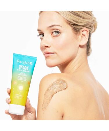 Shop Pacifica Body Scrub - Ocean Citrus 6 oz | Natural Exfoliating Scrub for Glowing Skin - International Shipping Available - Buy Online on GoSupps.com