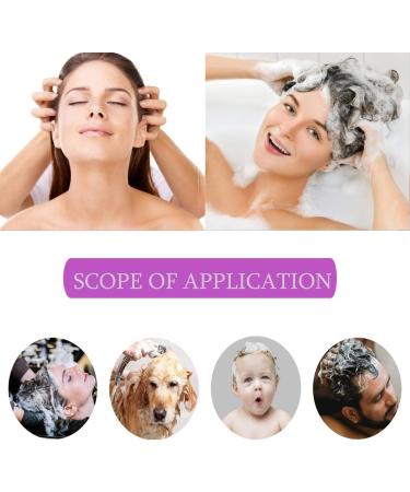 Buy Fanxiya Silicone Shampoo Brush - Scalp Massager for Wet & Dry Use | Purple Hair Massage Device for Relaxation - Buy Online on GoSupps.com