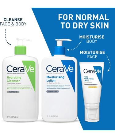 CeraVe Moisturising Lotion with Hyaluronic Acid and Ceramides - 562 ml - Buy Online on GoSupps.com