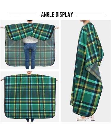 Buy Waterproof St. Patrick's Day Green Barber Cape - Cheetah Haircut Bib for Men & Women | Unisex Hair Cutting Cape - Buy Online on GoSupps.com