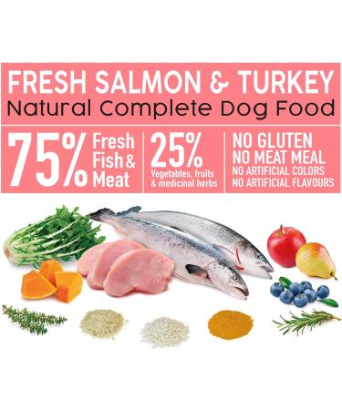 Arquivet Fresh Salmon & Turkey 10 kg Semi-moist food with Salmon and Turkey - Buy Online on GoSupps.com