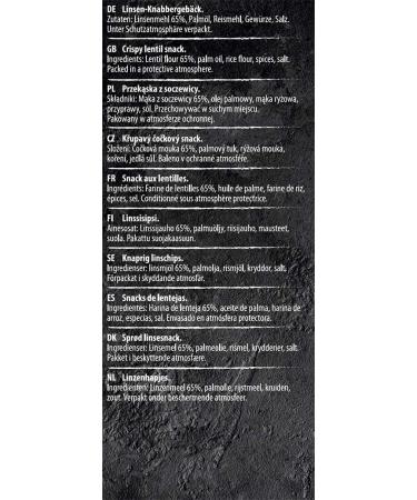  BONASIA BONASIA Poppadom Lentil Chips Original - Lentil Chips Lightly Salted 65% Lentil Flour Gluten Free Vegan (1 x 70g) - Buy Online on GoSupps.com