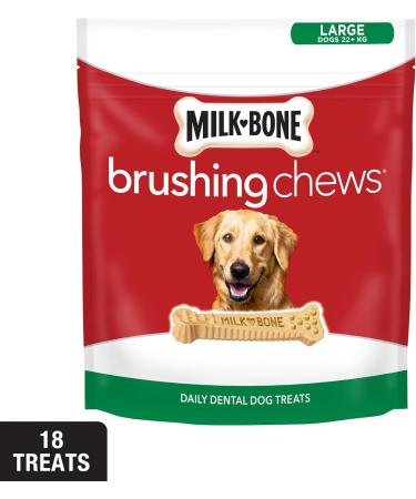 Milk-Bone Flavour Snacks Dog Biscuits + Milk-Bone Brushing Chews Dental Treats for Large Dogs Medium dog 6.5Kg+Chews Dental Treats - Buy Online on GoSupps.com