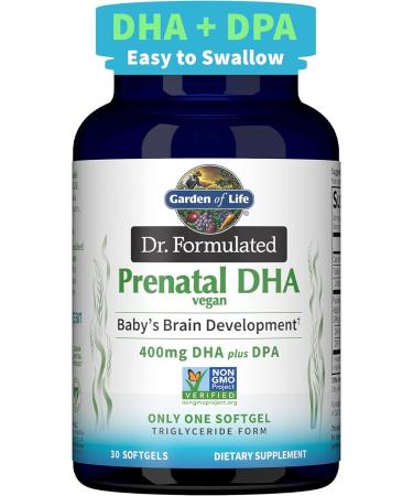 Garden of Life Organics Prenatal Multivitamin Folate Energy Healthy Fetal Development Bundle with Vegan DHA Omega-3 Brain Development Support - Buy Online on GoSupps.com
