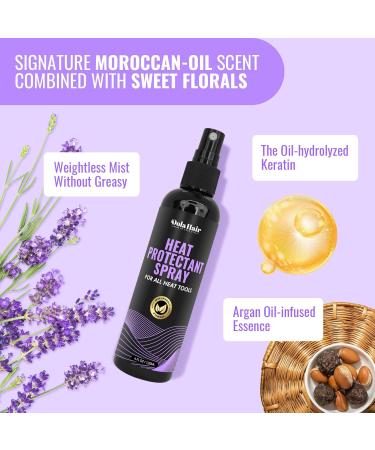 Dolahair Heat Protectant Spray - Thermal Protection for Straight & Curly Hair | 120 ML - International Shipping Available - Buy Online on GoSupps.com