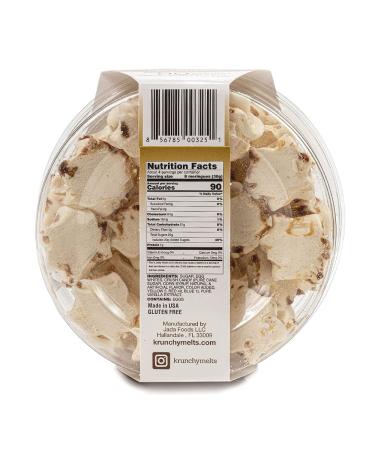 Krunchy Melts Original S'mores Meringue Cookies 4 Oz - Fat Free, Gluten Free, Nut Free - 90 Calories - Low Calorie Snack & Sweet Treats - Buy Online on GoSupps.com