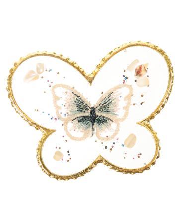 tool gel nail oil nail polish manicure color mixing pallet nail painting palette nails polish pallet nail painting pallet nail display palette resin Pentagram nail art 6.9x5.6cm Golden