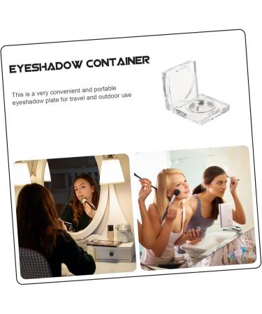 Lot De 6 Bo tes De Rangement Maquillage Transparentes 6 Compartiments Compacts Pour Fards Paupi res Et Blush Voyage Portable - Buy Online on GoSupps.com