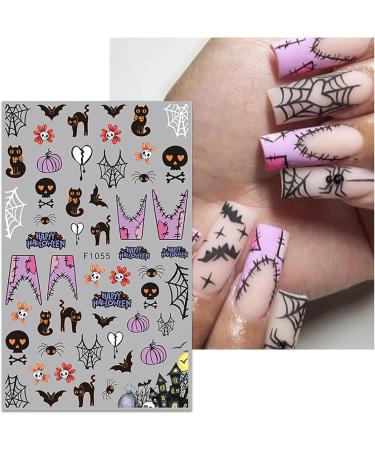 JMEOWIO 9 Sheets Halloween Nail Art Stickers Decals Self-Adhesive Cute Black Cat Nail Supplies Nail Art Design Decoration Accessories - Buy Online on GoSupps.com
