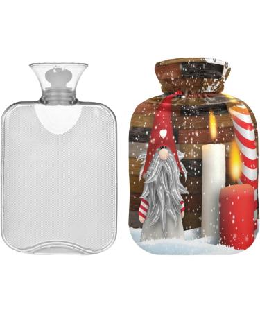 Hot Water Bottle with Cover - Christmas Warmth & Pain Relief for Kids & Adults | 2L Heat Pack - Buy Online on GoSupps.com
