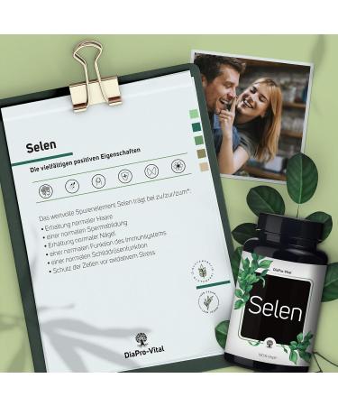 Buy DiaPro Selenium Tablets - 365 Vegan Tablets 200 g Selenium Each Laboratory Tested for Optimal Health - International Shipping Available - Buy Online on GoSupps.com