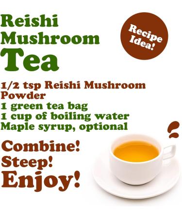 Food to Live Reishi Mushroom Powder 8 Ounces No Artificial Additives Great for Smoothies Tea Coffee. Kosher Vegan Bulk 8 Ounce (Pack of 1) - Buy Online on GoSupps.com