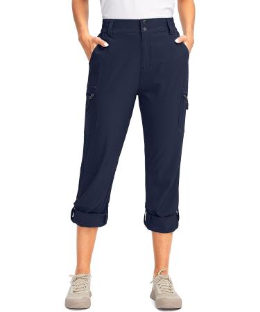Women's Convertible Hiking Pants with Zipper Pockets - Navy, XL - Buy Online on GoSupps.com