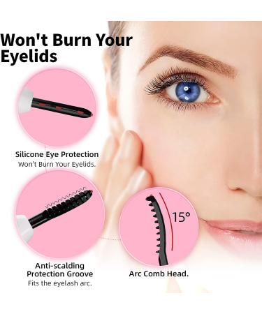 RSN Mocha Heated Lash Curler | Rechargeable Electric Eyelash Curler with 3 Heating Modes | Long Lasting Eye Lash Curling Wand for Women - Buy Online on GoSupps.com