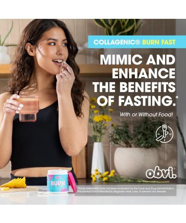 Obvi Multi Collagen Burn Fast | Hydrolyzed Collagen Peptides Types I II III V X | Keto & Gluten Free | 30 Servings - Buy Online on GoSupps.com