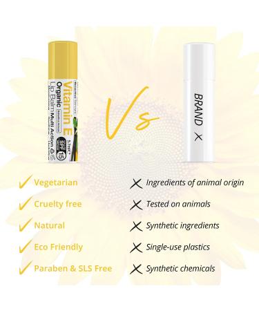 Organic Doctor Vitamin E Lip Balm - Nourishing Lip Care 1ct - Buy Online on GoSupps.com