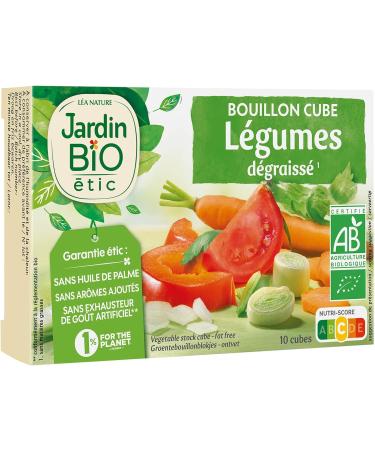 Jardin BiO tic - Vegetable Cube Broth Degreased 90 g (10 x 9 g) - Buy Online on GoSupps.com