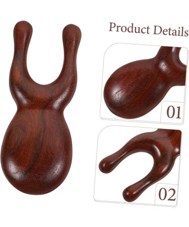 Sewoart Hand Massager - Shiatsu Sandalwood Nose Roller & Curly Kamm Tool for Travel & Health - Buy Online on GoSupps.com