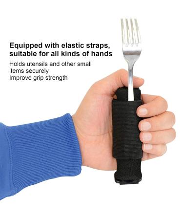 Esshilfe Cuffs - Portable Utensil Holder for Disabled | Skin-Friendly Nylon Elastic Straps Aid for Writing - Buy Online on GoSupps.com