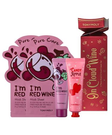 TONYMOLY On Cloud Wine Red Wine Skincare Set