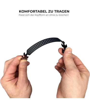 GIMEI Mask Hooks - 10pcs Adjustable Mask Holders for Adults & Children | Anti-Slip Behind Head Extension - Black - Buy Online on GoSupps.com
