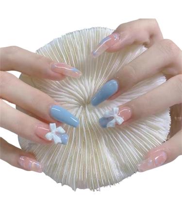 Bling Press on Nails Luxury Reusable Finish Fake Nails Handmade Nail Art with Design by Licensed Manicurist (XL A) (A XL) A X-Large