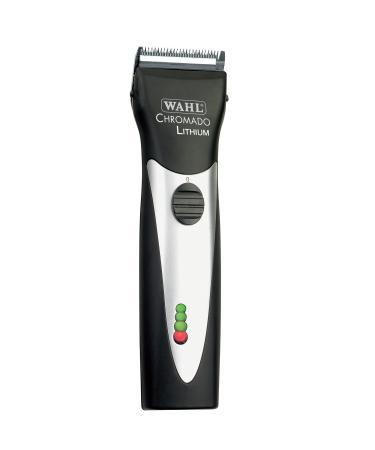Wahl Professional Animal Chromado Lithium Pet, Dog, Cat, & Horse Corded/Cordless Clipper Kit Black & Silver - Buy Online on GoSupps.com