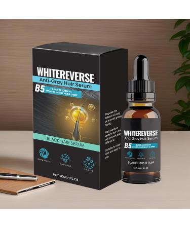  G n rique Reverse Gray Hair Oil Nourishing Lightweight Moisturizing Drops Non Greasy Anti Grey Formula Restore Natural Color Thicker Hair Ideal for Women Men and Daily Use 30ml - Buy Online on GoSupps.com